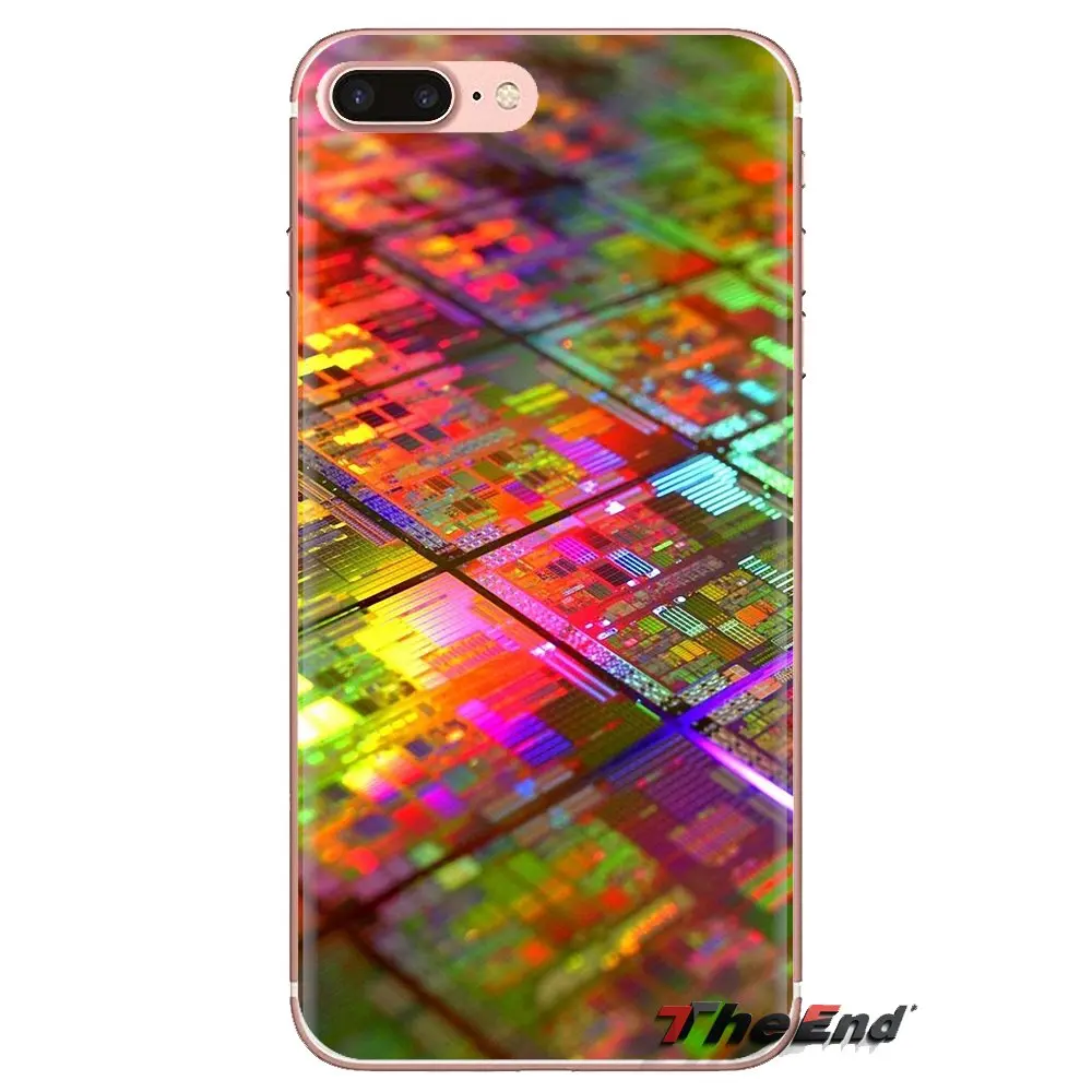 For Samsung Galaxy S3 S4 S5 Mini S6 S7 Edge S8 S9 S10 Plus Note 3 4 5 8 9 Transparent Soft Case Covers A6 A7 Chip Internal Board |