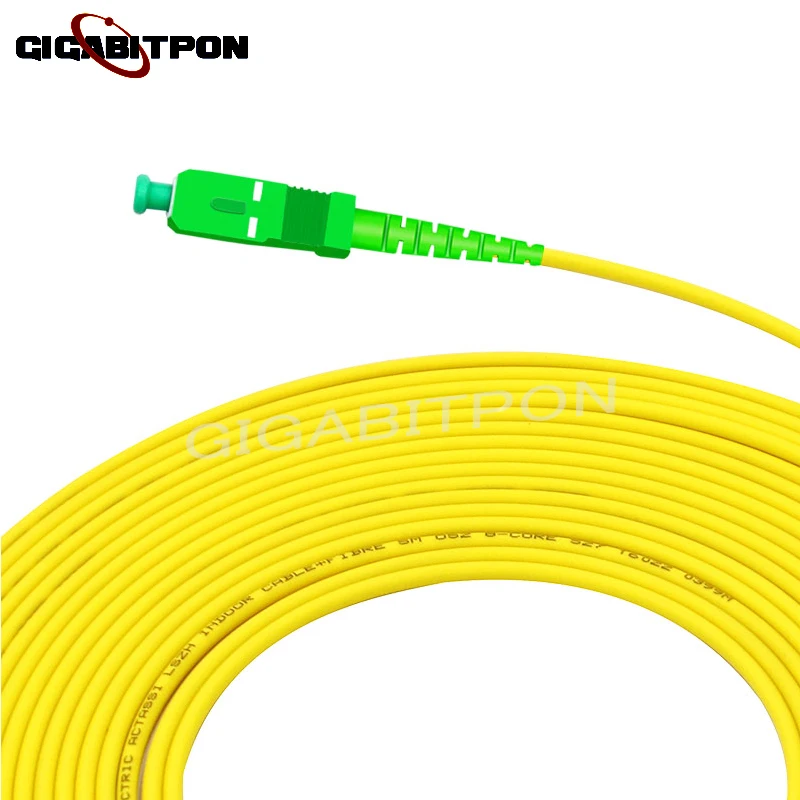 SC/APCFTTH fiber optic patch cord SC/APC-SC/APC SM SX 3.0mm G652D fiber optic patch cord 10pcs/package