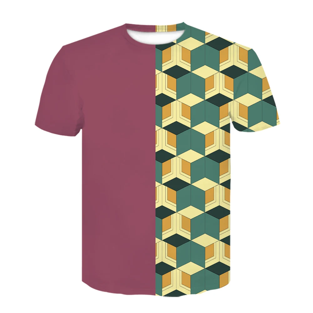 Футболка женская с 3D-принтом японская аниме рассекающая демонов белая забавная