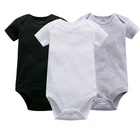 Комбинезон для младенцев, 100% хлопок, летний детский комбинезон, 3-24 м, боди с короткими рукавами, Одежда для новорожденных мальчиков и девочек
