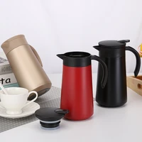 large capacity stainless steel thermal coffee carafe home office thermos vacuum flasks portable heat kettle european pot