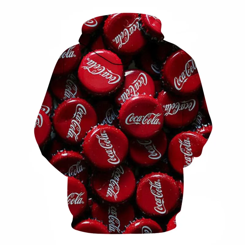 Новая модная толстовка с 3D принтом пива/бургер/3d принт зеленая бутылка/Пиво