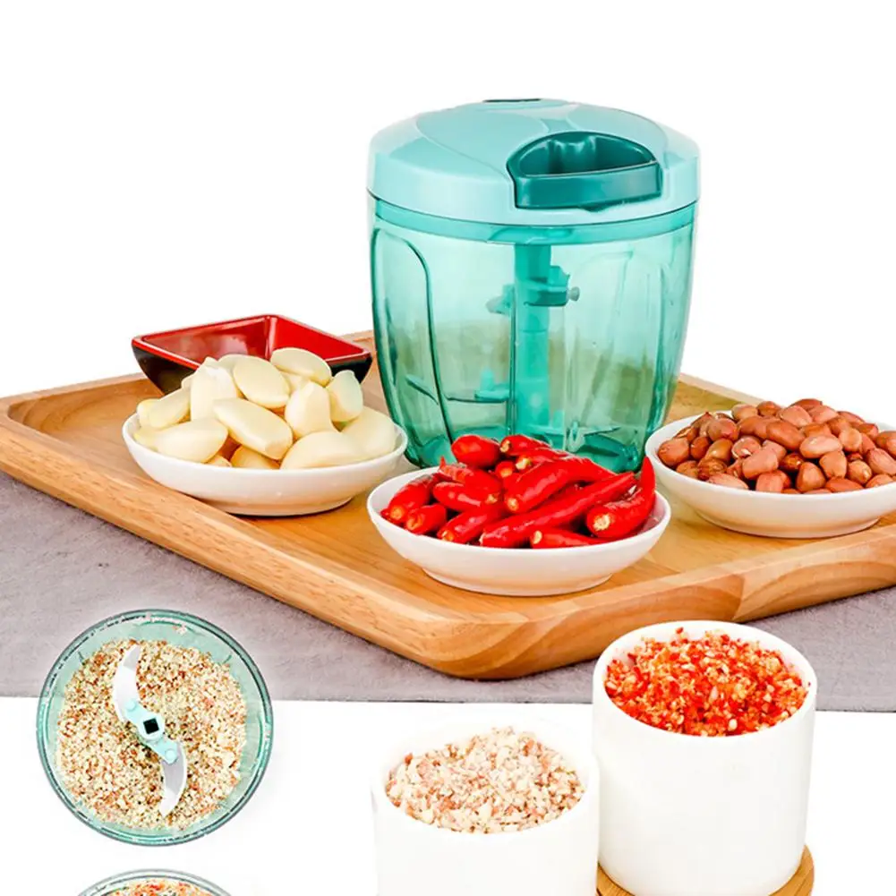 

Manual Fruit Vegetable Chopper Hand Pull Food Cutter Onion Nuts Grinder Mincer Shredder Multifunction Mini Kitchen Accessories