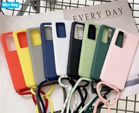 necklace lanyard frosted case for oppo a9 f17 pro a91 a11 a52 a92s a32 a72 a15 a55 a93 5g a1k k1 k3 k5 k7 x f7 reno z 10 2 cover