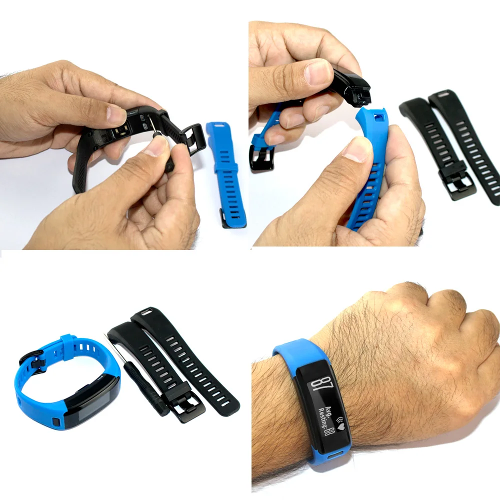 Сменный ремешок для Garmin Vivosmart HR мягкий силиконовый часов Vivo аксессуары смарт