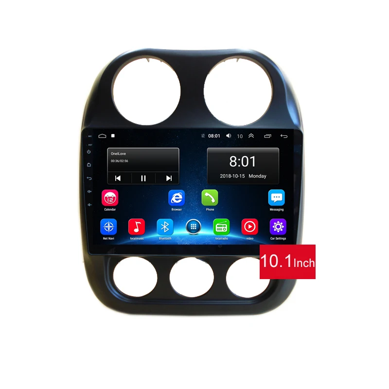10," 2.5D ips экран Android 9,1 автомобильный DVD gps для JEEP COMPASS 2010 2011- аудио автомобильный Радио Стерео магнитофон wifi