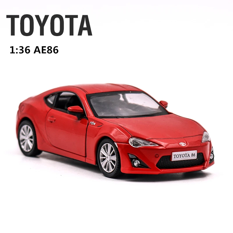

1/36 Toyota AE86 Metal Vehicle Diecast Pull Back Cars Model Toys for Collection Xmas Gift Office Home Decoration