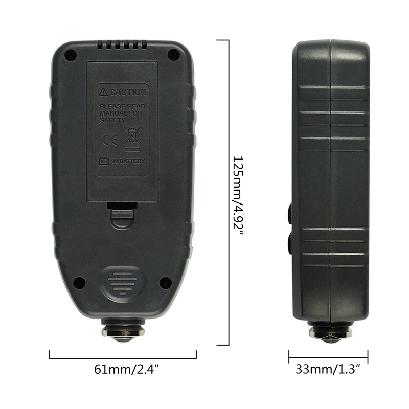 

TC100 Automobile Thickness Gauge Car Paint Tester Thickness Coating Meter Manual Ultra-precise 0.1micron/0-1300