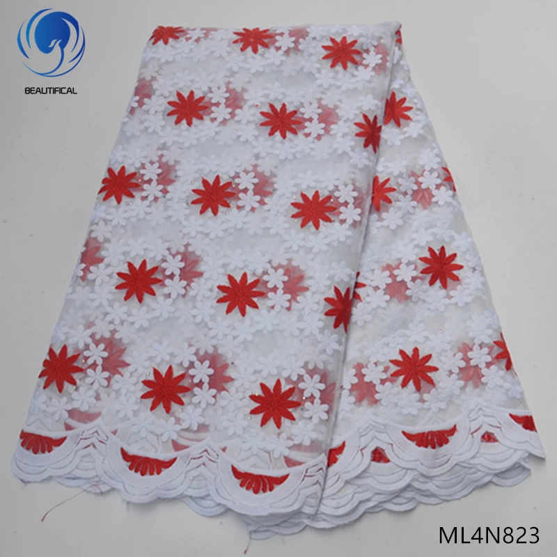 Красивая африканская французская кружевная ткань вышивка женское платье