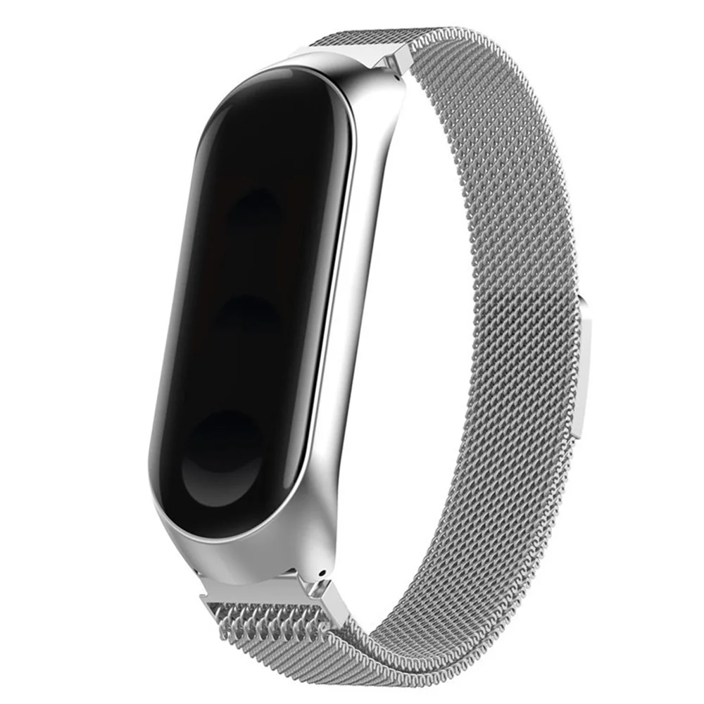 Rovtop ремешок для Xiaomi mi Band 3 mi Band 3 ремешок для Xiaomi mi band 3 браслет для Xiaomi mi 3 магнитный металлический браслет из нержавеющей стали