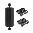 Подводный плавучий поплавок BGNing из углеродного волокна, водная рукоятка d80мм, двойной шарик, плавающая рукоятка, подводная камера для дайвинга