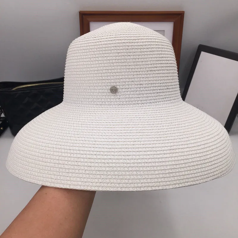 Красная и белая элегантная Соломенная Панама в стиле ретро Солнцезащитная