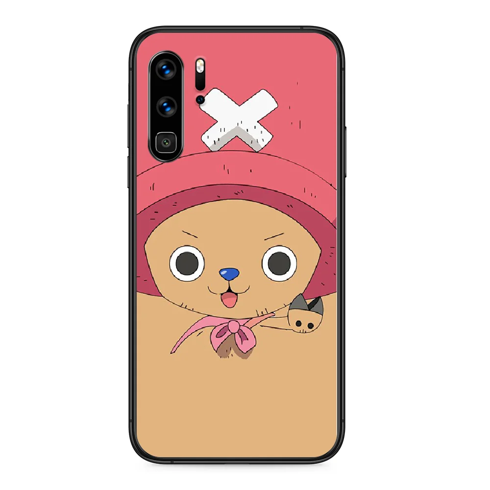 Цельный чехол для телефона Тони Чоппер Huawei P 9 Smart 10 20 30 40 8 Lite Mini Z 2019 Pro черный из ТПУ