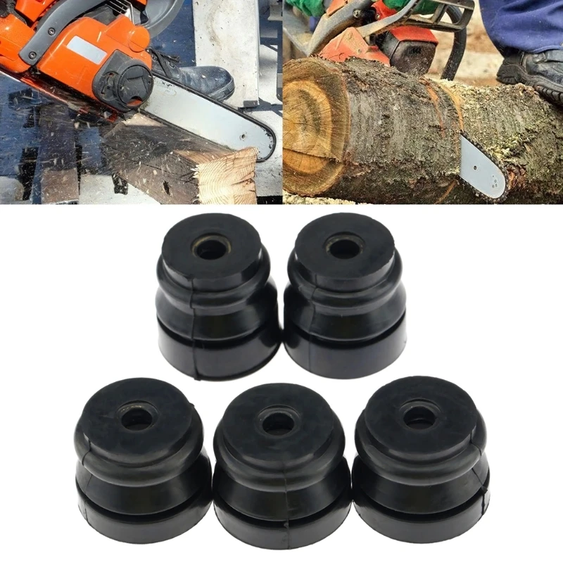 

5Pcs Tool Parts Chainsaw Spare Parts AV BUFFER SHOCK MOUNTING Daper Annular Buffer for Chinese Chainsaw 4500/5200/5800/43cc/45cc