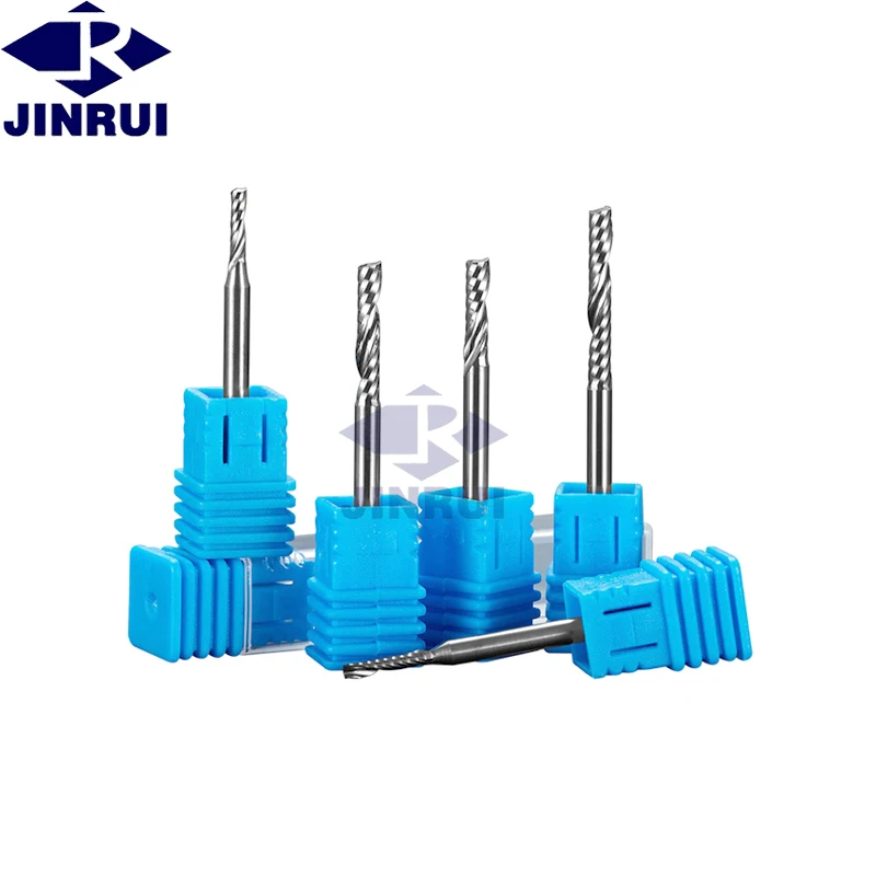 1 шт Карбидная одинарная Флейта концевая фреза для печатных