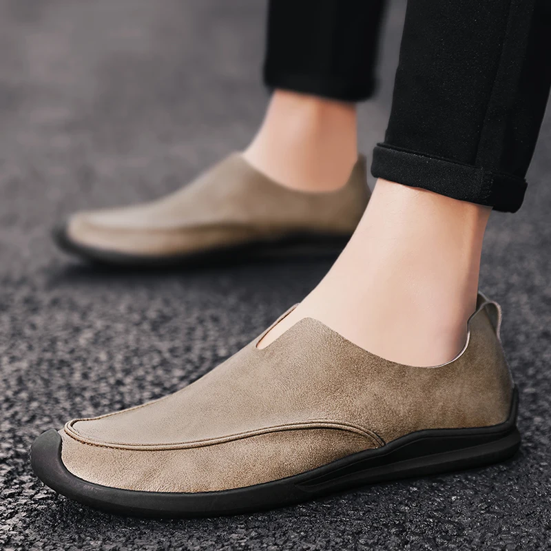 2022 Brand Mens Loafers Elegantes Light Driving Shoes Men Casual Summer Non-Slip Breathable Flats Leisure Walk | Обувь