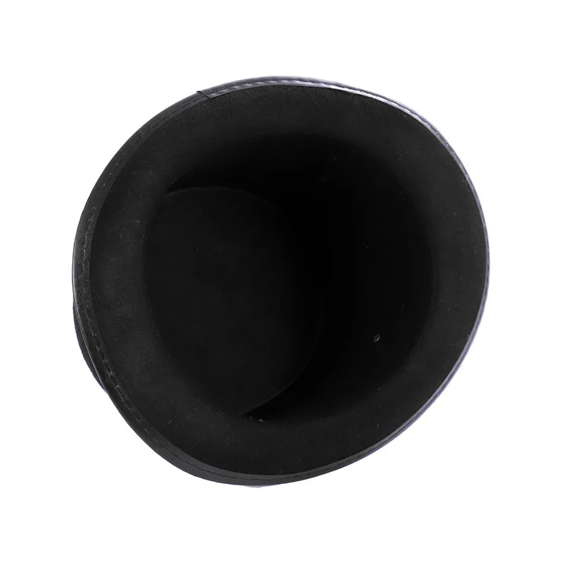 Фетровая шляпа в стиле стимпанк для мужчин и женщин Федора с шипами кожаные