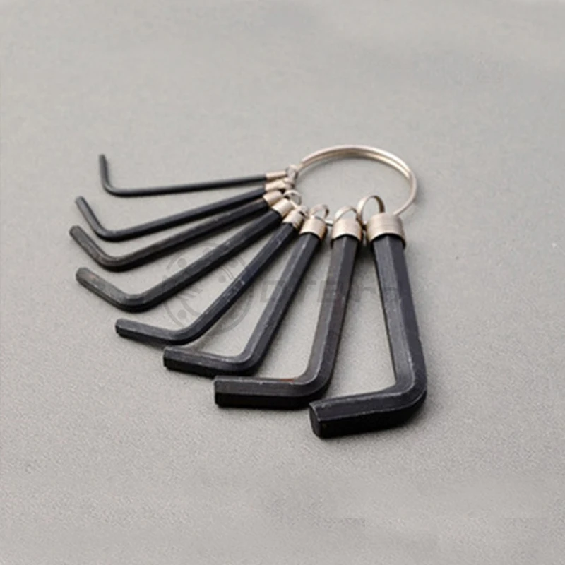 8 шт. 45 # стальной шестигранный ключ набор инструментов для ремонта велосипеда |