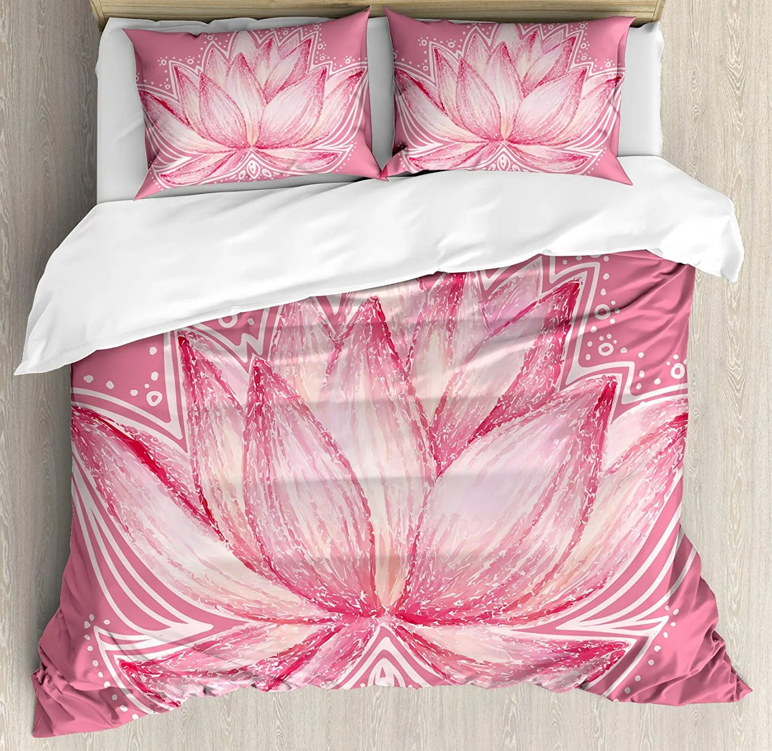 

Цветочный Комплект постельного белья, лотос, цветок, медитация, Йога, растение, азиатские лепестки дзен, духовные иконы, чакра, пододеяльник,...