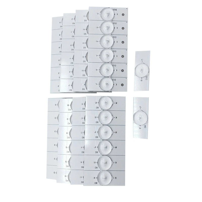 

50 шт. 3В светодиодная лампочка поверхностного бусины с оптический объектив фильтра для Светодиодный ТВ ремонт светодиодный светильник поло...