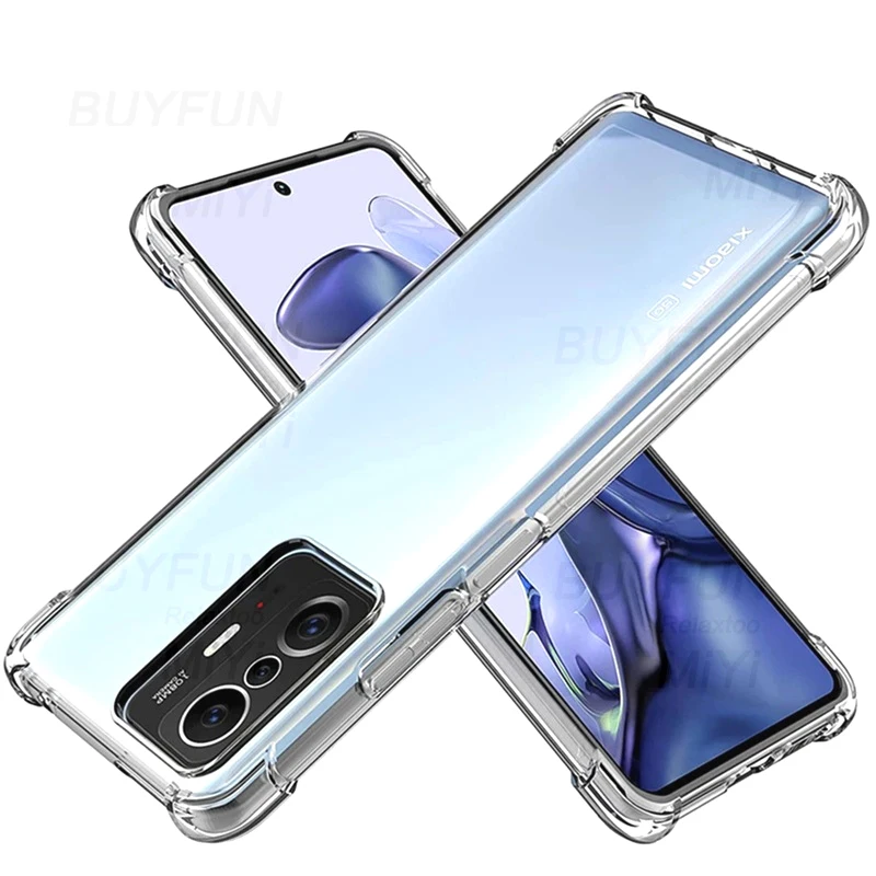 

transparent casing shockproof coque for xiaomi 11t pro case xiaomi11t xiomi mi11t mi 11 t pro soft silicone protective fundas