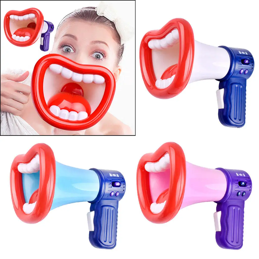 

Children Voice Changer Toy Kids Trumpet Recording Microphone Toys Voice Change Speaker Children's Birthday Gift