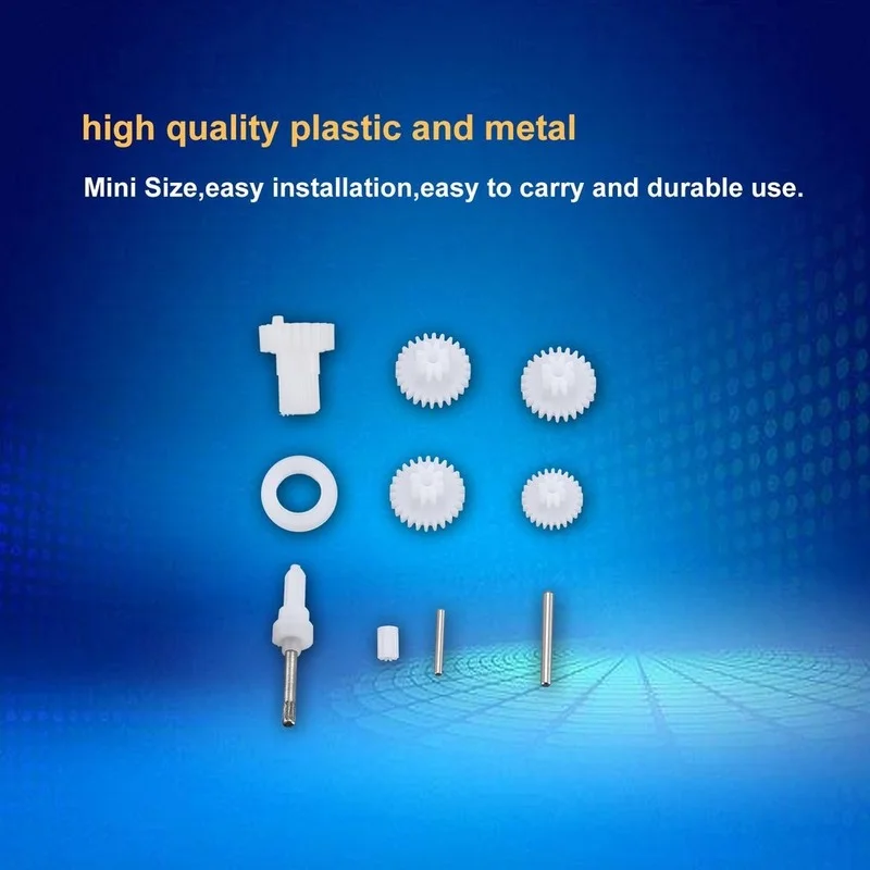 

T-power Plastic Servo Gear Set RC Helicopter Parts Accessories for XK K130 RC Helicopter RC Drone White