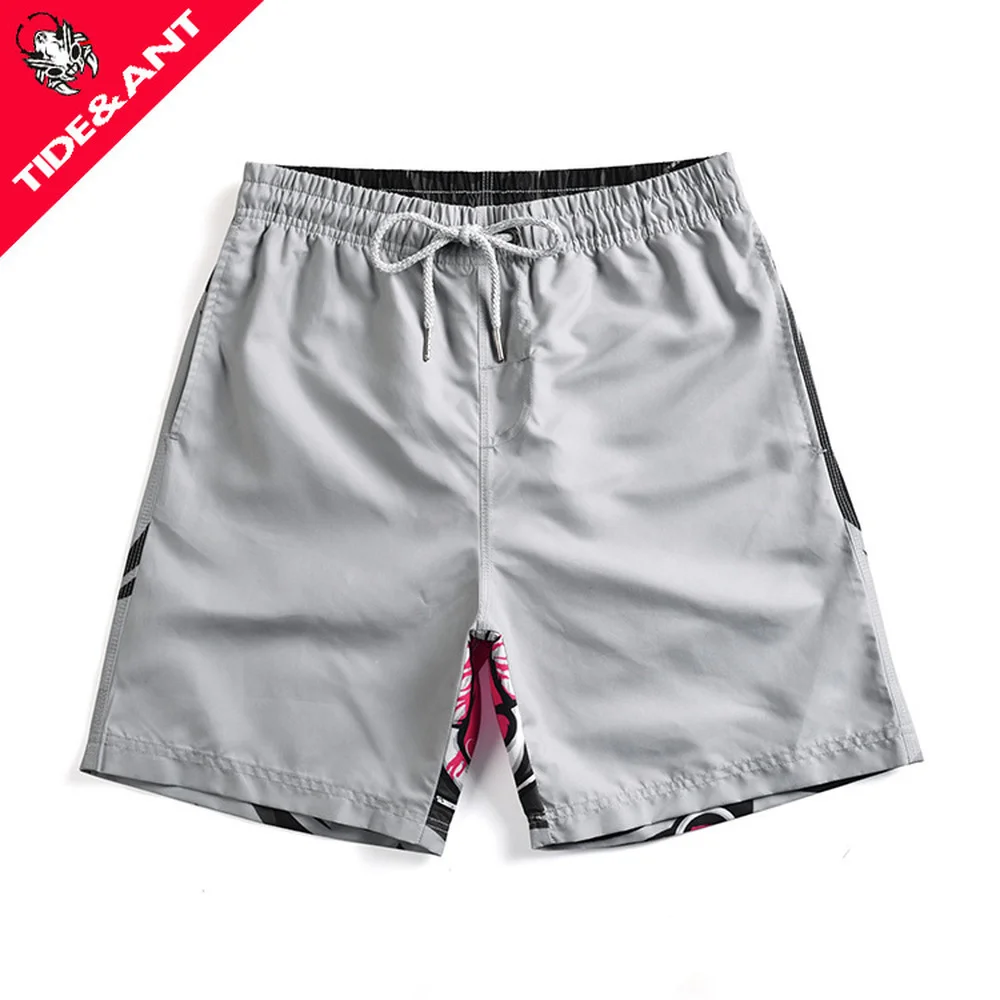 Быстросохнущие летние мужские пляжные шорты с принтом одежда для плавания
