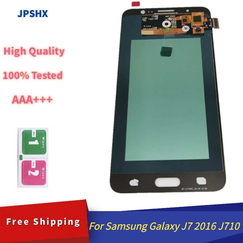 

Amoled For Samsung Galaxy J7 2016 J710 LCD Display and Touch Screen Digitizer Assembly SM-J710F J710M J710H J710FN