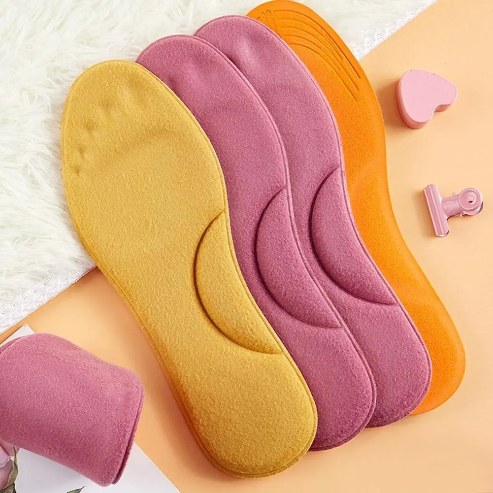 

Unisex Constant Temperature Sports Insoles Velvet Deodorant Breathable Antibacterial Insoles Insoles Sweat-absorbent W O3D9