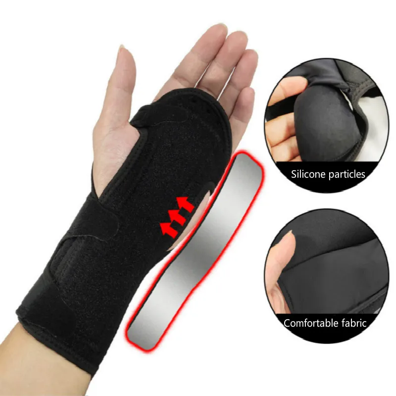 

1pcs Professional Wrist Brace Splint Wrist Band Wraps Hand Support Sprain Fracture Fixation Crossfit Gym Carpal Tunnel Wristband
