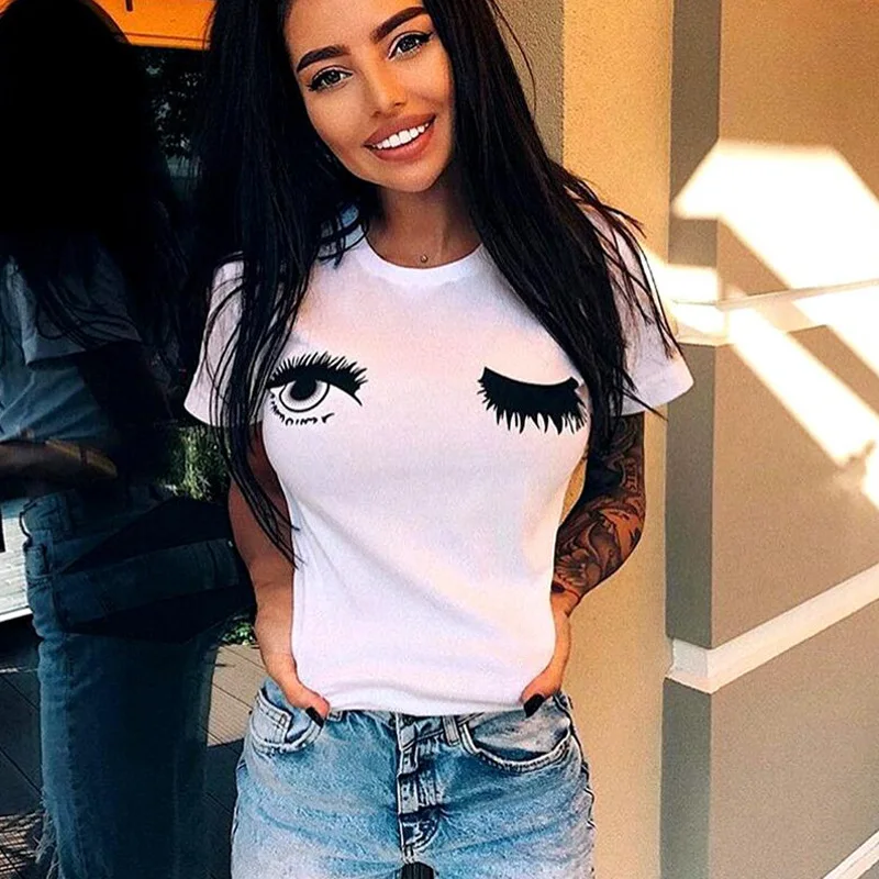 

2020 Euramerican Summer Luxury Adult Tees Bat-Bear Metal Heart Decoration Women Tshirts High Quality Ladies Gentleman T-shirts