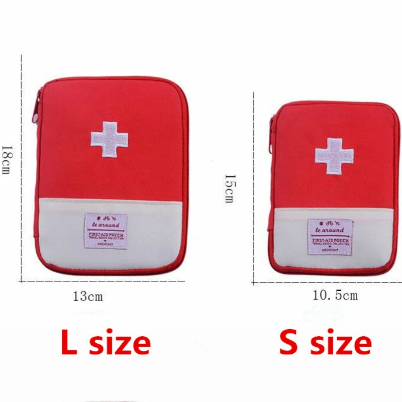 

Portable Outdoor First Aid Kit Bag Pouch Travel Medicine Package Emergency Kit Bags Small Medicine Divider Storage Organizer