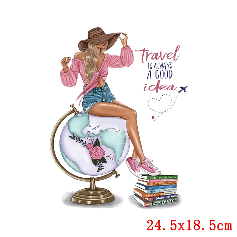 Prajna модные термонаклейки на одежду для девушек моющиеся нашивки одежды сделай
