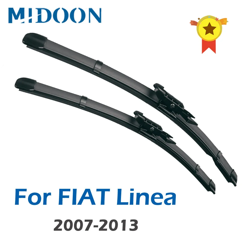 Щетки стеклоочистителя MIDOON для FIAT Linea Fit Pinch Tab Arms 2007 2008 2009 2010 2011 2012