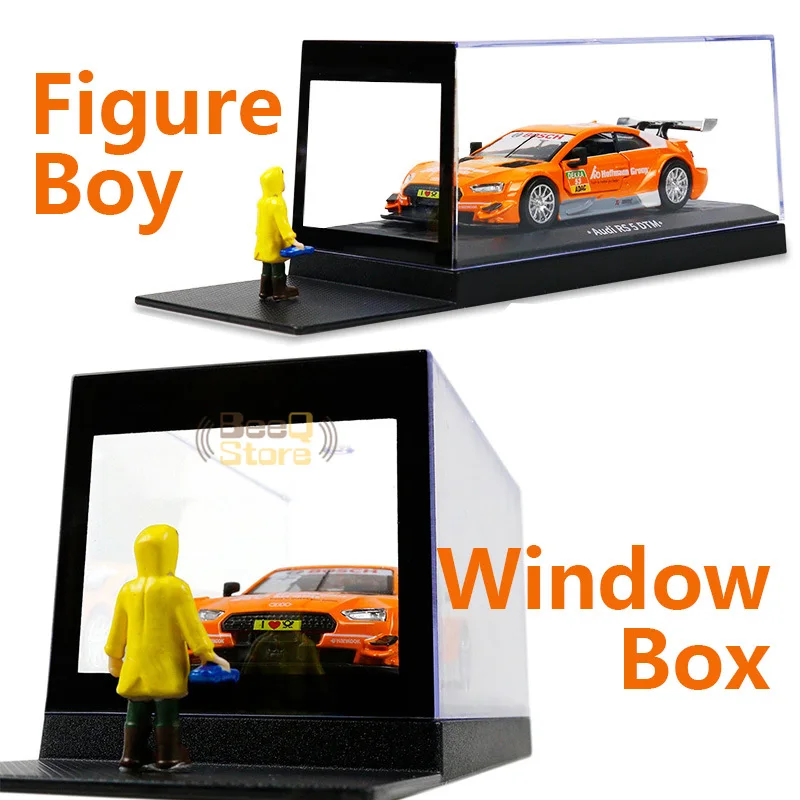 

1:43 Model Car Window Boy Die Cast Alloy Car RS5 M3 M4 M6 DTM Racing Super Car Display Box Pull Back 1:44 Scale Diecast Metal