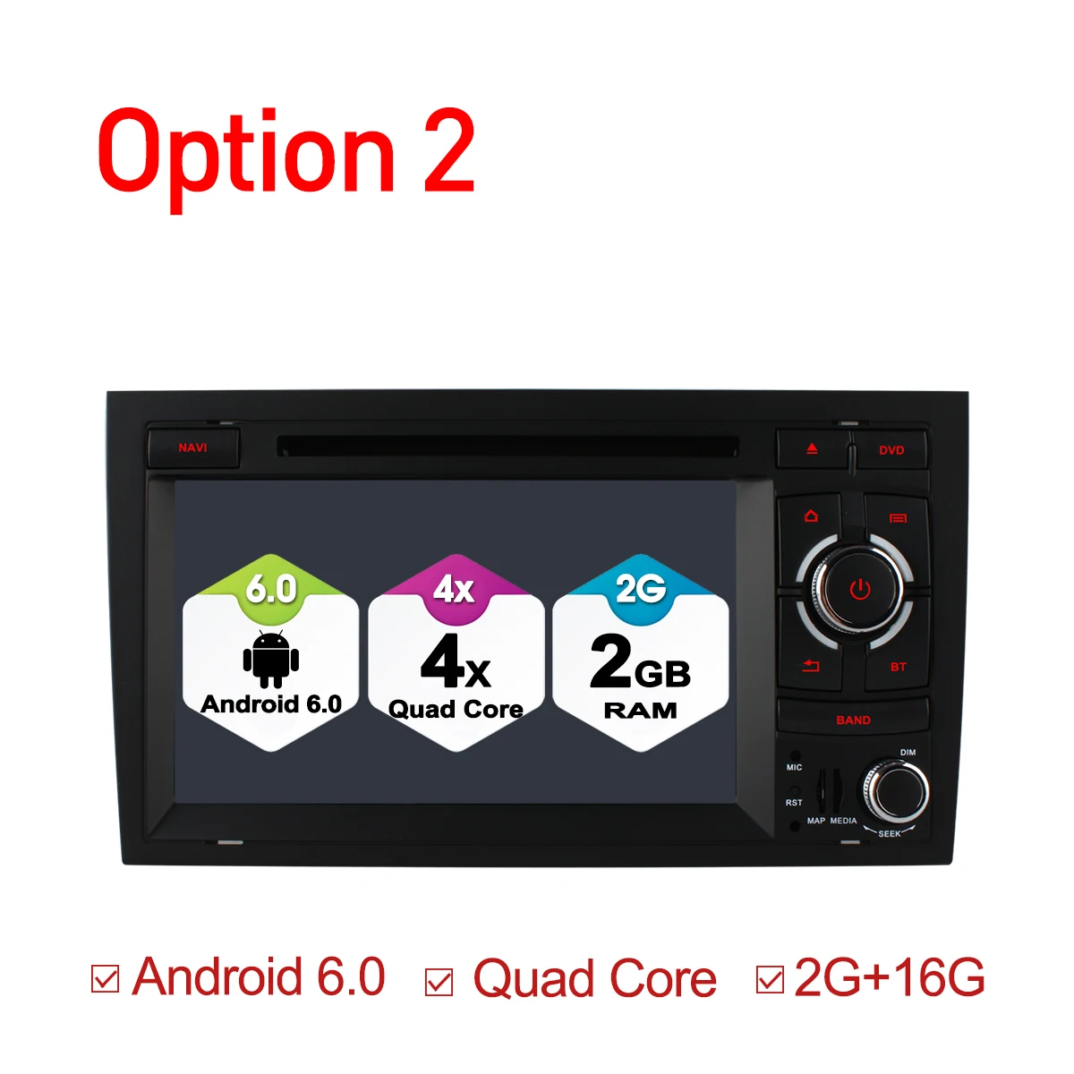 Ownice Android 6.0 Octa 8 Core 2G RAM 32G ROM Car DVD Player For Audi A4 2002-2007 Seat Exeo 2009-2012 Radio GPS Navi 4G SIM | Автомобили