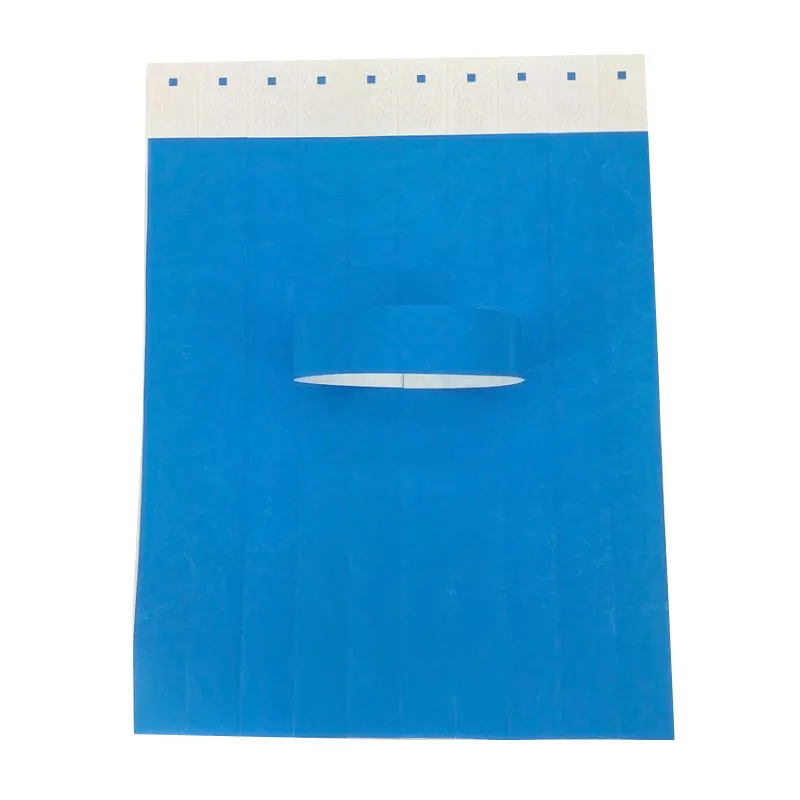 blue 100 шт., напульсники Tyvek, 3/4 дюймов, одноразовые, водонепроницаемые, бумажные напульсники для вечеринок, игровых площадок - Цвет: blue