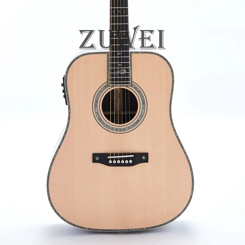 Высокое качество Полный Акустическая гитара из массива D45 Стиль