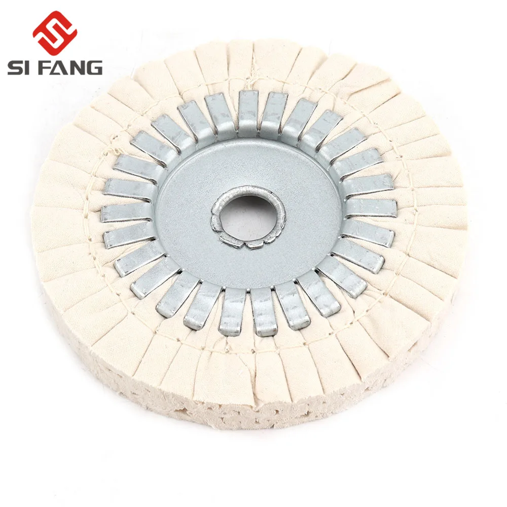 Полировальное колесо для дыхательных путей хлопковая ткань с отверстием под