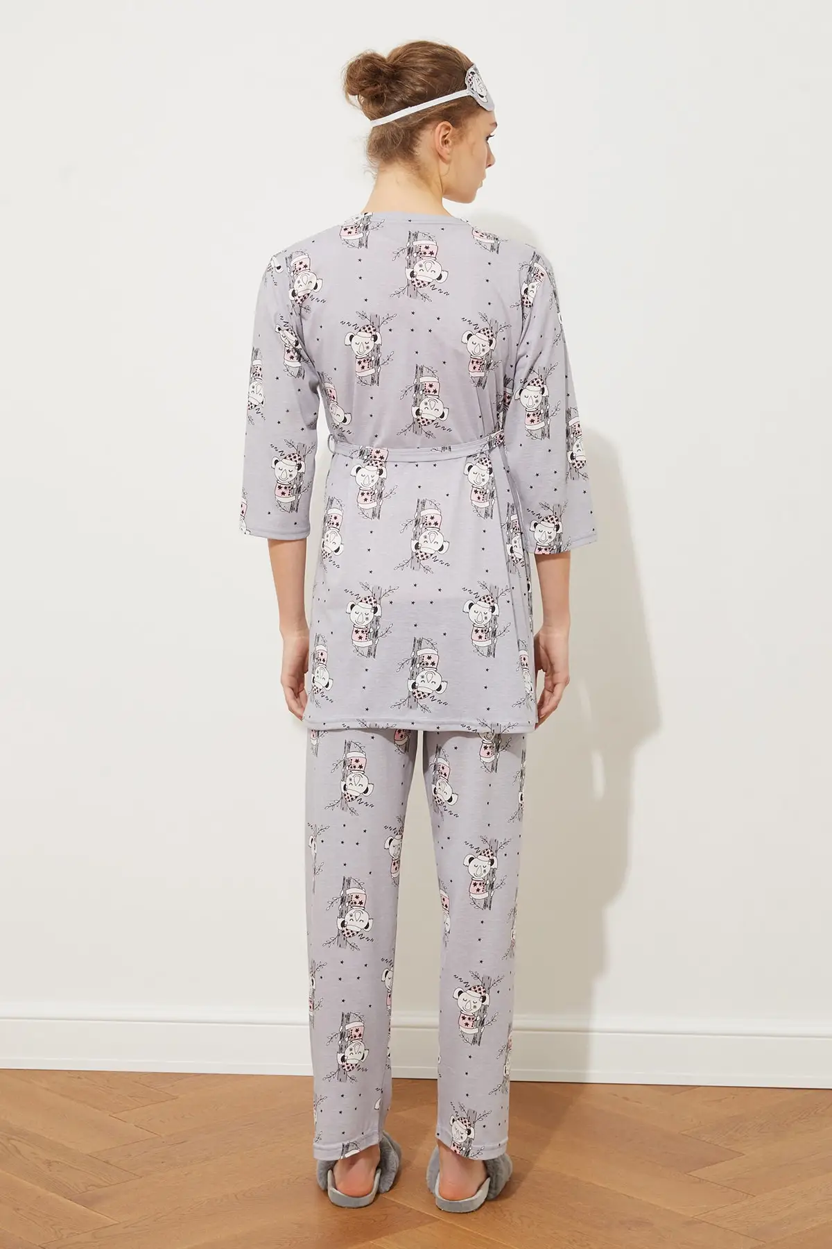 

Trendyol Printed Knitted Pajamas Set THMSS21PT0779