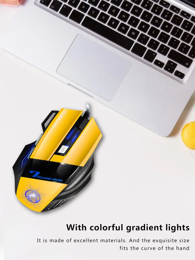 USB Проводная оптическая компьютерная игровая мышь X7 с двойным нажатием 7 кнопок