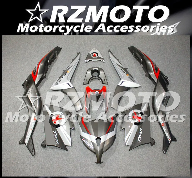 

New ABS Whole Motorcycle Fairings kit Fit for Tmax 530 2012 2013 2014 12 13 14 T-Max530 Bodywork set Custom Free red gray
