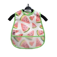 baby cartoon feeding bibs eva waterproof bibs adjustable baby bibs baby child apron