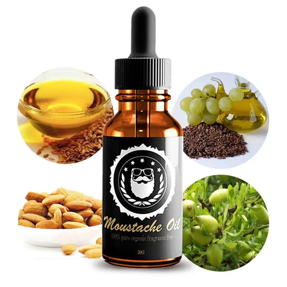 6 шт./компл. мужской набор для бороды Набор красоты масло увлажняющий Воск горячий