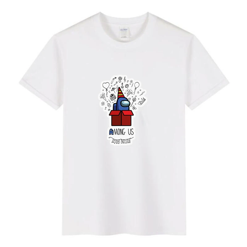 

New Game Betwee Us T-shirt Children Summer Short sleeved girl clothes Boy short sleeved cartoon T-shirt imposter graphic T-shirt