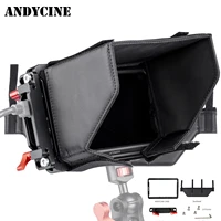 andycine 5 monitor cage with built in nato rail and extra hdmi cable clamp sunhood for atomos ninja v and shinobi