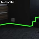 3510 м светящаяся лента плинтус, для стен наклейка для гостиной спальни наклейка для домашнего декора светится в темноте DIY полоса наклейка s