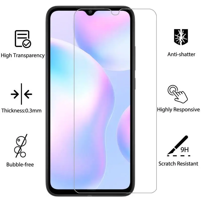 2 шт. чехол для redmi 9at защитная пленка экрана закаленное стекло xiaomi readmi 9 at 9a t redmi9at