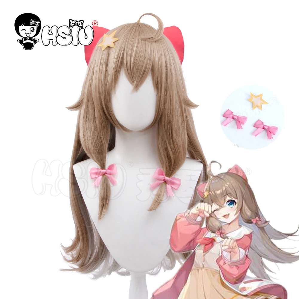 

A-SOUL Diana cosplay Wig「HSIU 」Fiber synthetic wig Light linen gradient long hair+free Brand Wig Cap